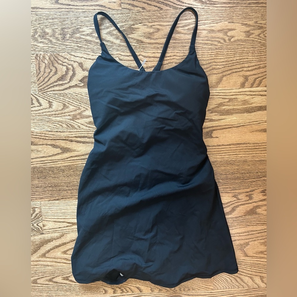 Halara softlyzero plush backless active dress easy peasy collection. NWT.